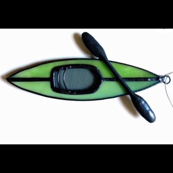 Jc Accents Stained Glass Kayak Ornament Poshmark
